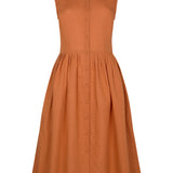 The Kōr Shirt Dress in Terracotta