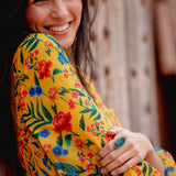 Lianna Shirred Maxi Dress