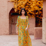 Lianna Shirred Maxi Dress