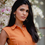 The Kōr Shirt Dress in Terracotta