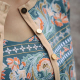 blue embroidered bralette