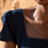 The Crop Top in Navy