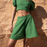 The Crop Top in Green