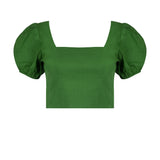The Crop Top in Green