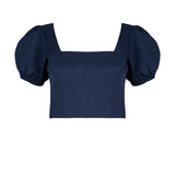 The Crop Top in Navy