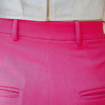 back detail of pink shorts