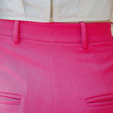 back detail of pink shorts