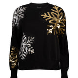 The "December Snow" Embellished Sweatshirt