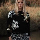 The "December Snow" Embellished Sweatshirt