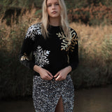 The "December Snow" Embellished Sweatshirt