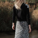 The "December Snow" Embellished Sweatshirt