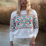 The "Holly Jolly" Embroidered Sweatshirt