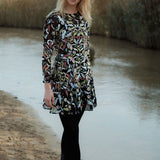 Andi Embroidered Black Dress