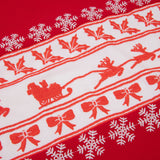 The "Santa's Coming to Town" Embroidered Cropped Sweatshirt