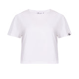 White organic cotton boxy fit women's t-shirt
