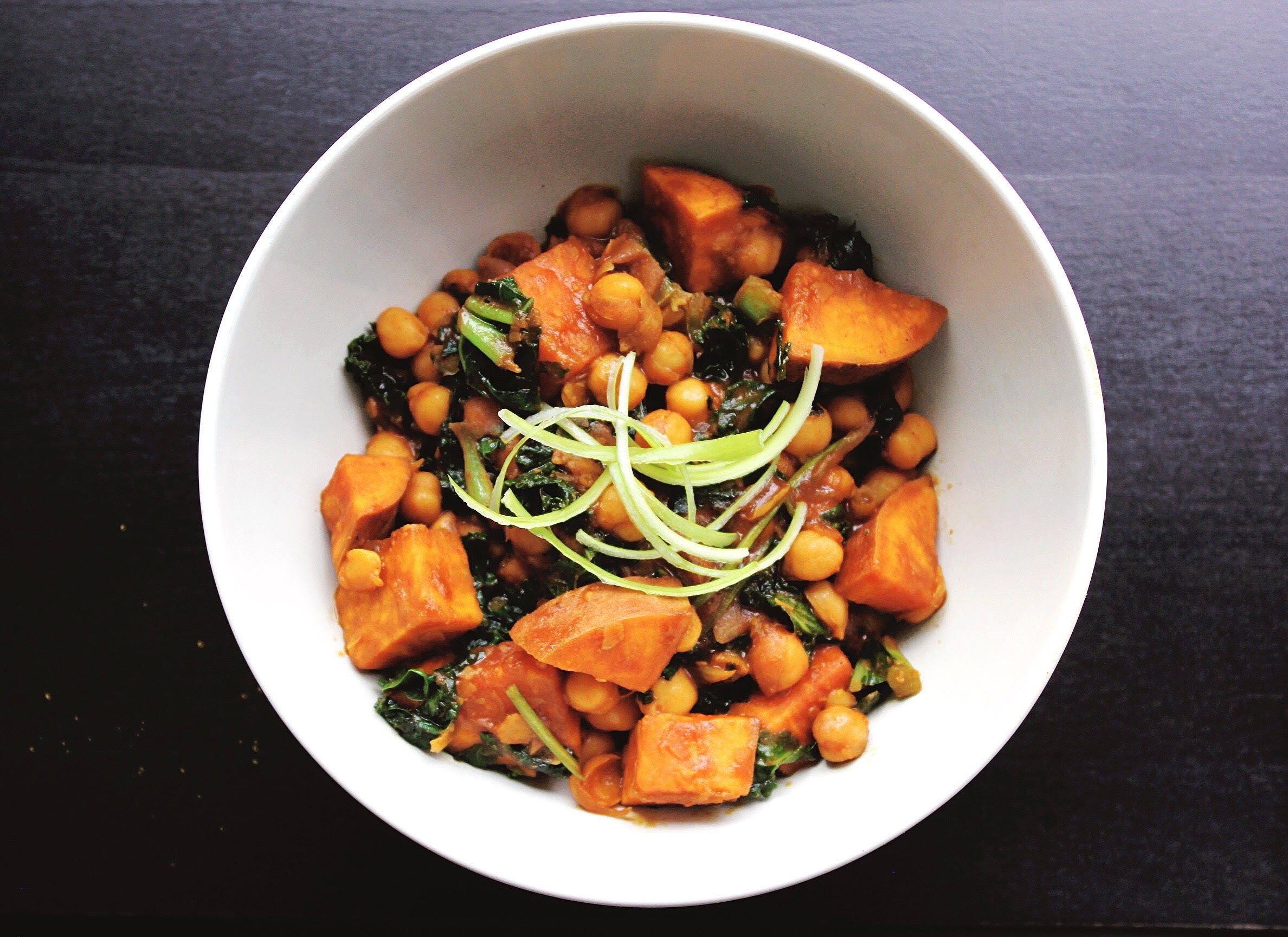 Sweet Potato, Chickpea & Kale Bowl