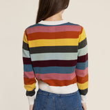 The Kōr Organic Cotton Stripe Cardigan