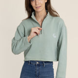 The Kōr Quarter Zip made from Deadstock Fabrics