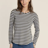 The Sunday Long Sleeve Top made from Deadstock Fabrics