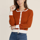 The Kōr Terracotta Organic Cotton Cardigan