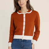 The Kōr Terracotta Organic Cotton Cardigan