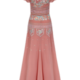 Vestido largo bordado Amara