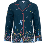 The Andi Navy Pyjama Set in Organic Cotton