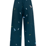 The Andi Navy Pyjama Set in Organic Cotton