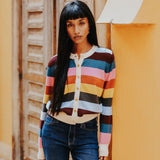 The Kōr Organic Cotton Stripe Cardigan