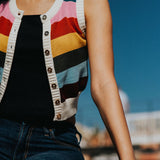 The Kōr Organic Cotton Stripe Waistcoat