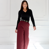 The Kōr Ribbed Knit Organic Cotton Chelsea Top in Black