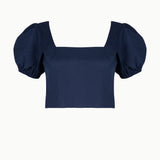 The Crop Top in Navy