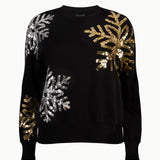 The "December Snow" Embellished Sweatshirt