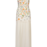Vestido largo bordado Eliza