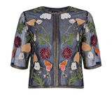 Freya Embroidered Sheer Jacket