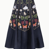 Freya Embroidered Midi Skirt