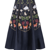 Falda Midi Bordada Freya