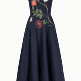 Freya Embroidered Strapless Dress
