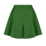 La Falda pantalón de algodón orgánico en verde