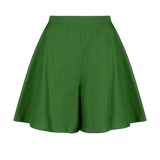 La Falda pantalón de algodón orgánico en verde