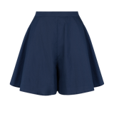 La falda pantalón de algodón orgánico en azul marino