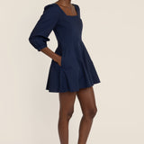 The Organic Cotton Playsuit in Navy