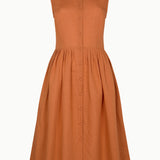 The Kōr Shirt Dress in Terracotta