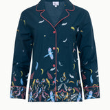 The Andi Navy Pyjama Set in Organic Cotton