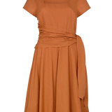 The Kōr Tied Dress in Linen & Cotton