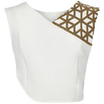 MEHRAULI SLANTED CROP TOP - Aarabhi