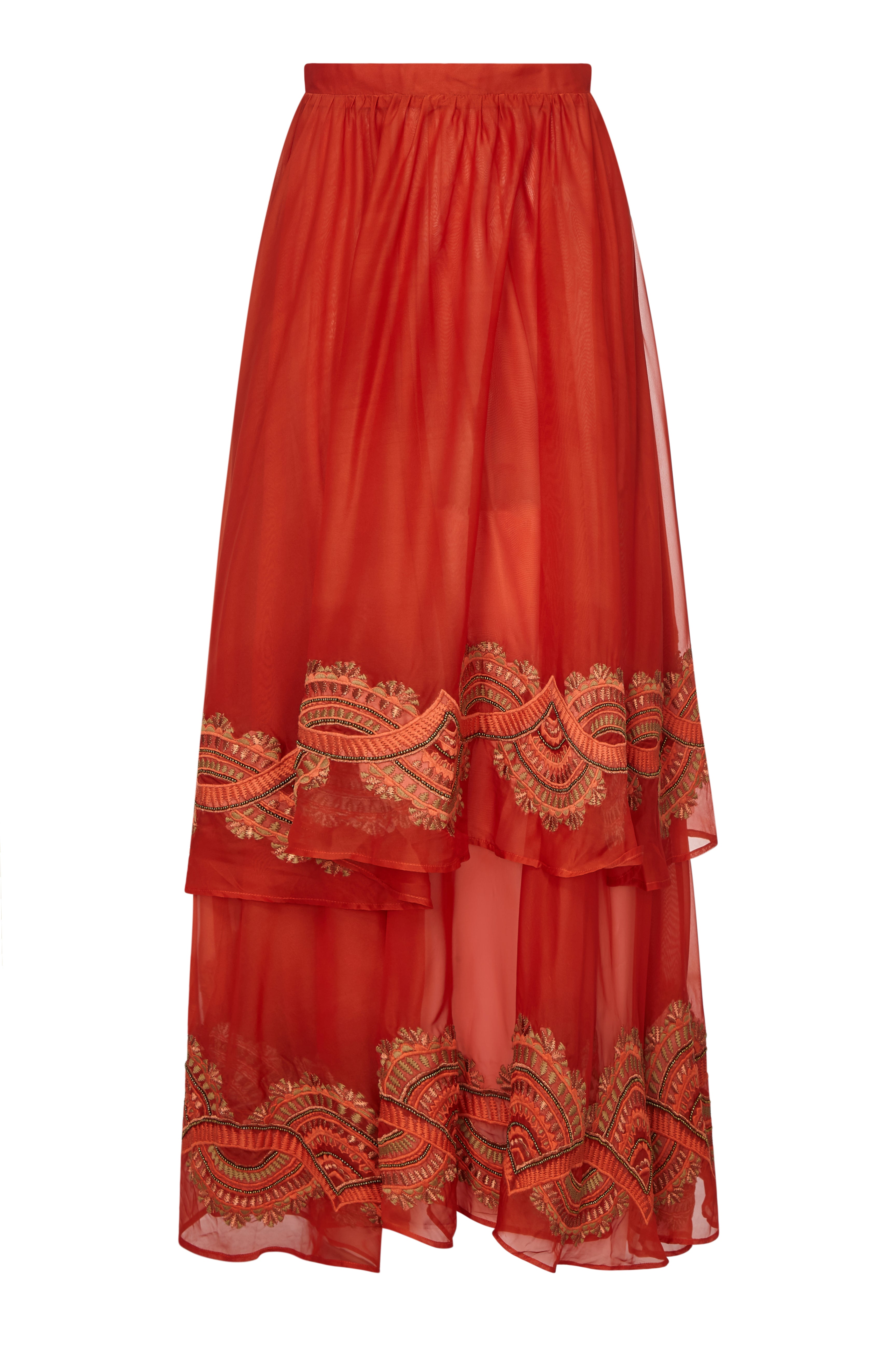 EMPIRE EMBELLISHED MAXI SKIRT - Aarabhi