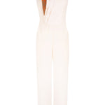 SAFFRON BEADED JUMPSUIT - Aarabhi