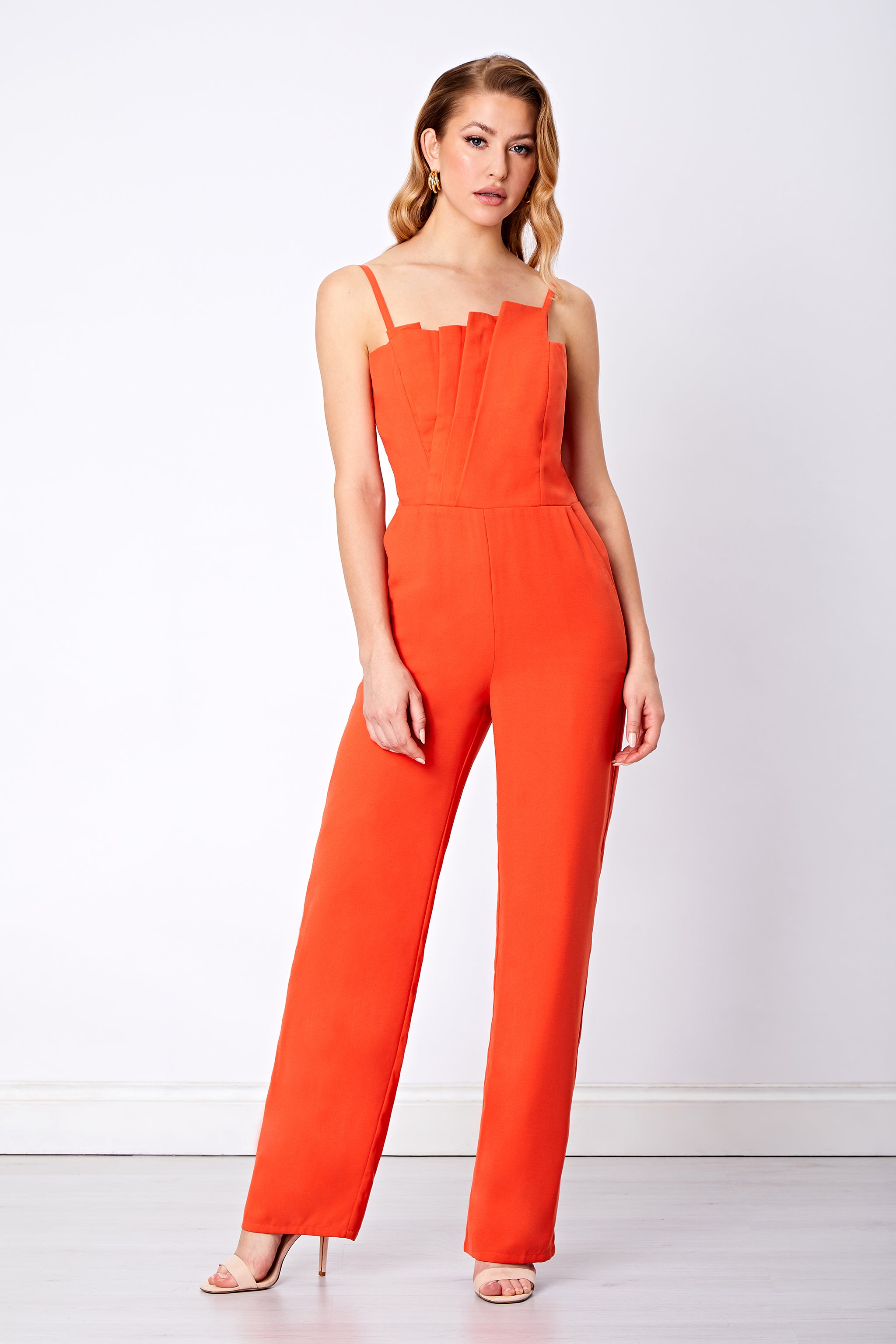 SAFFRON JUMPSUIT - Aarabhi