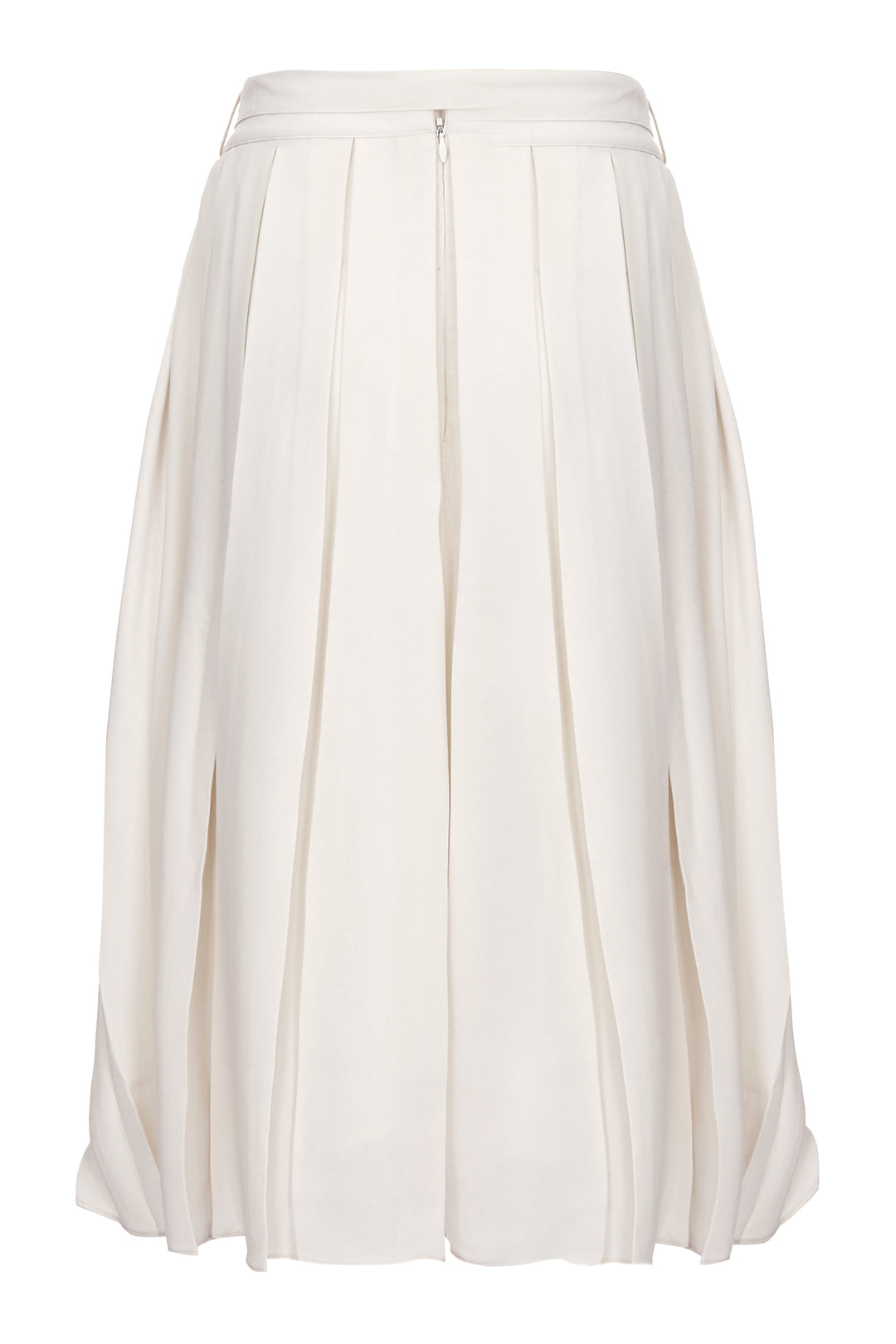 Gabriella Skirt - White box pleat skirt with pockets – Aarabhi London